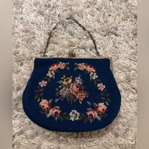 Vintage Needlepoint Bag